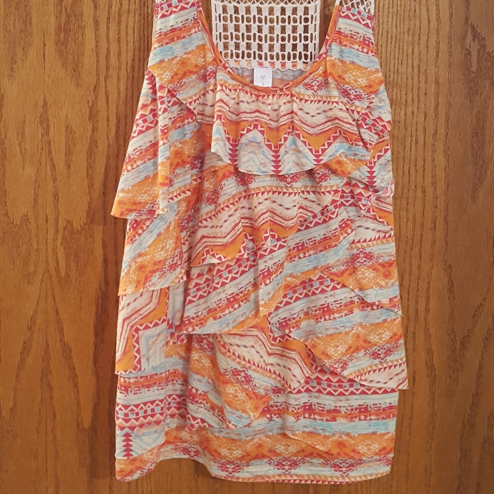 Super Cute Crocheted Racer Back Tank - Picture 2 of 5